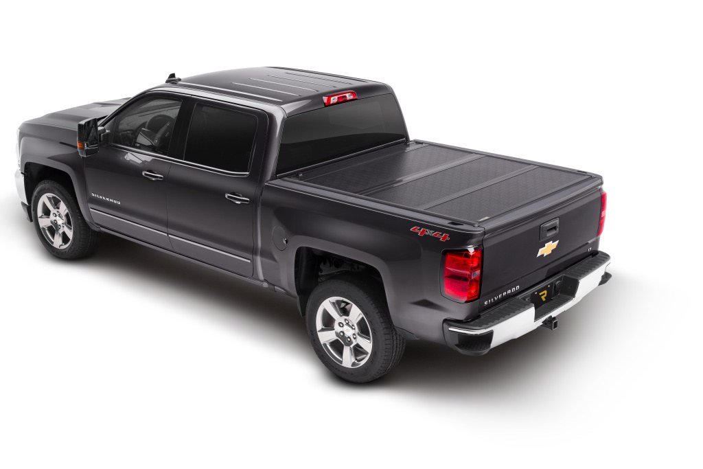 BAK Industries Tonneau Cover, Bakflip G2, Hard Folding, 2 Folds/ 3 Panels, Front Hinge Allows Entire Tonneau to Flip Up When Folded – 226121