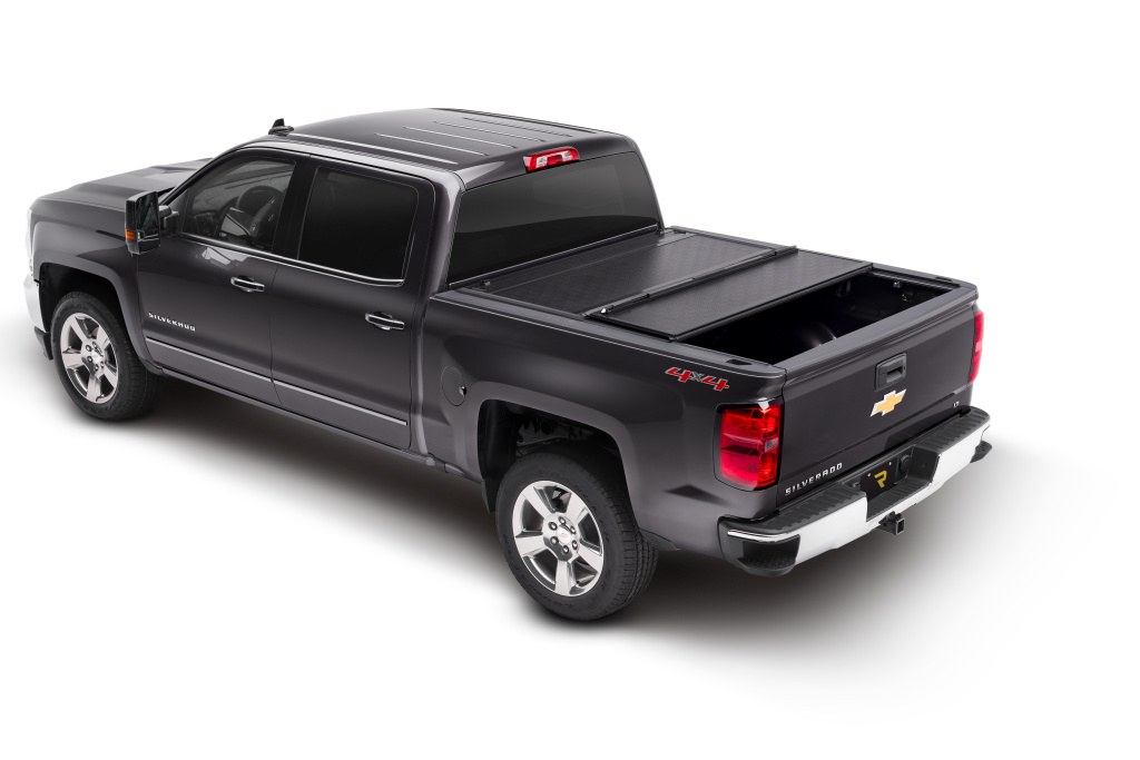 BAK Industries Tonneau Cover, Bakflip G2, Hard Folding, 2 Folds/ 3 Panels, Front Hinge Allows Entire Tonneau to Flip Up When Folded – 226121