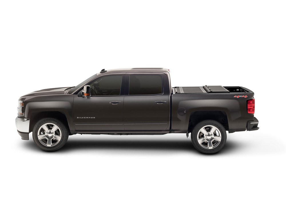 BAK Industries Tonneau Cover, Bakflip G2, Hard Folding, 2 Folds/ 3 Panels, Front Hinge Allows Entire Tonneau to Flip Up When Folded – 226121