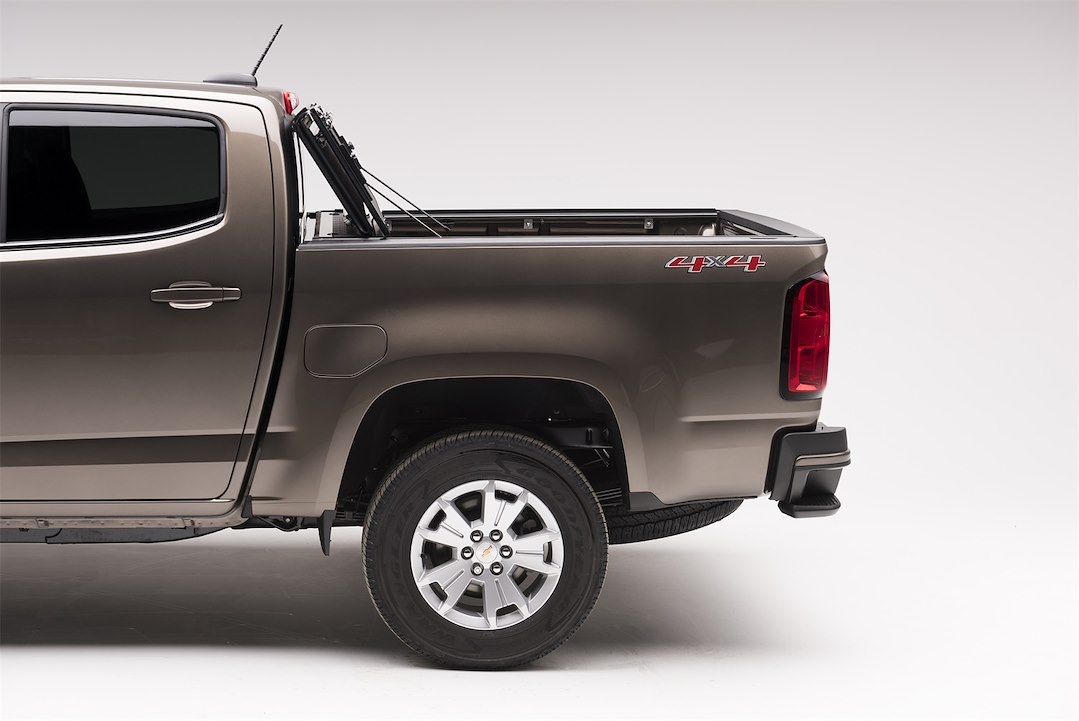 BAK Industries Tonneau Cover, Bakflip G2, Hard Folding, 2 Folds/ 3 Panels, Front Hinge Allows Entire Tonneau to Flip Up When Folded – 226126