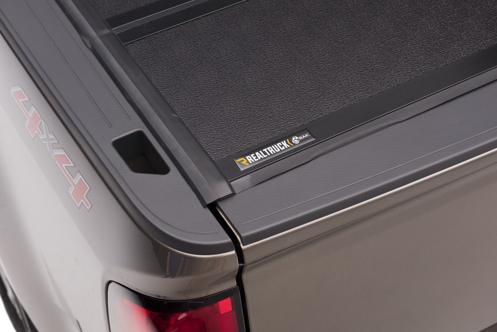 BAK Industries Tonneau Cover, Bakflip G2, Hard Folding, 2 Folds/ 3 Panels, Front Hinge Allows Entire Tonneau to Flip Up When Folded – 226126