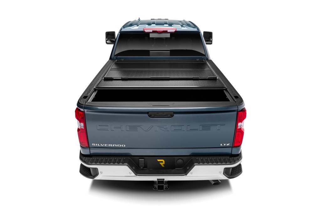 BAK Industries Tonneau Cover, Bakflip G2, Hard Folding, 3 Folds/ 4 Panels, Front Hinge Allows Entire Tonneau to Flip Up When Folded – 226133