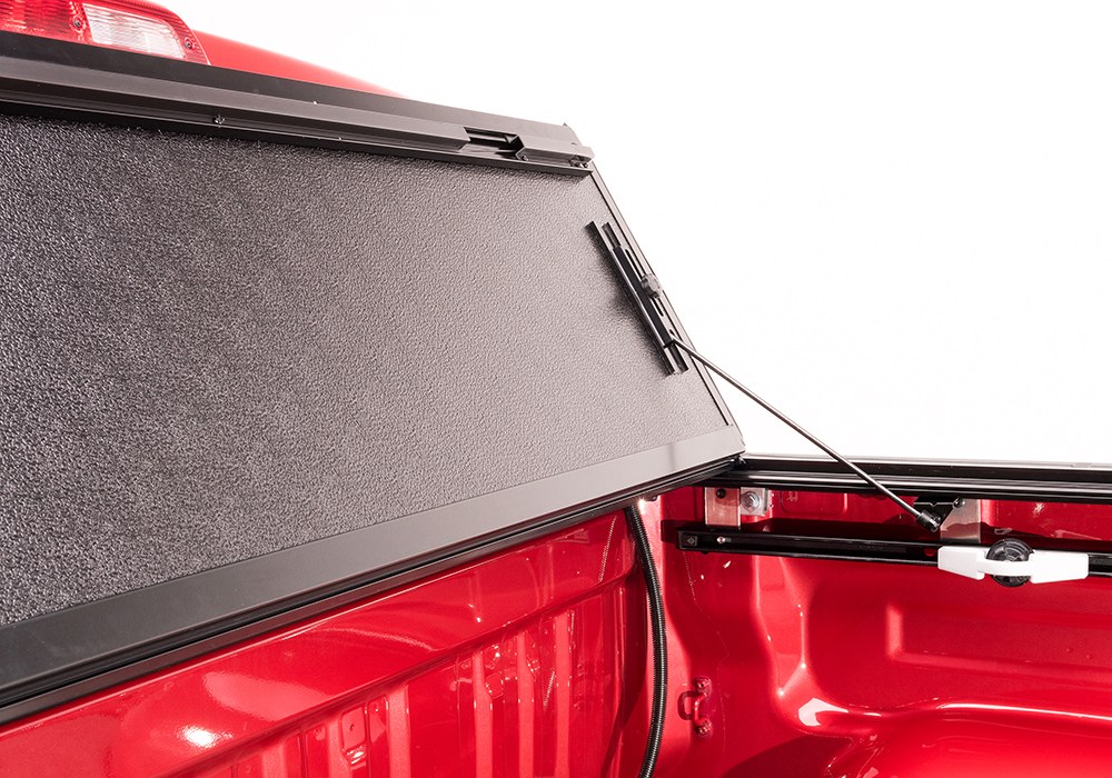 BAK Industries Tonneau Cover, Bakflip G2, Hard Folding, 2 Folds/ 3 Panels, Front Hinge Allows Entire Tonneau to Flip Up When Folded – 226410