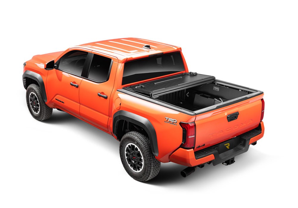 BAK Industries Tonneau Cover, Bakflip G2, Hard Folding, 2 Folds/ 3 Panels, Front Hinge Allows Entire Tonneau to Flip Up When Folded – 226427
