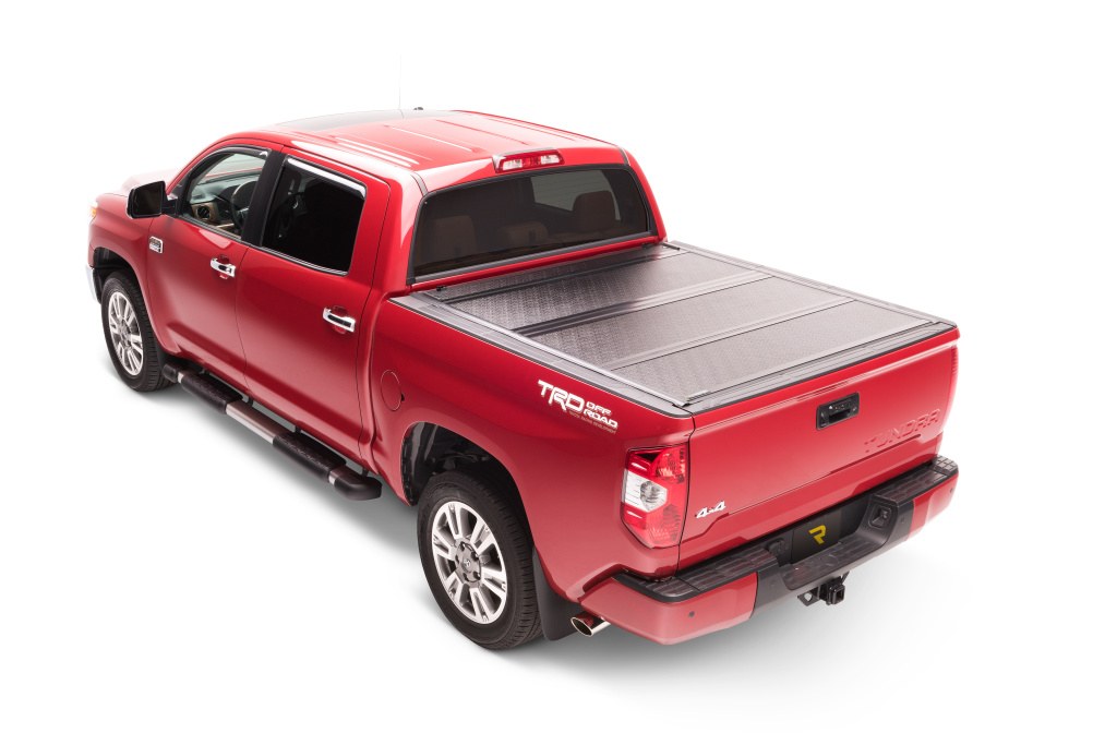 BAK Industries Tonneau Cover, Bakflip G2, Hard Folding, 2 Folds/ 3 Panels, Front Hinge Allows Entire Tonneau to Flip Up When Folded – 226602