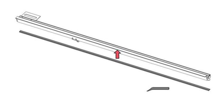 BAK Industries Tonneau Cover Rail Seal, For Bakflip and Revolver X2 Models, Flat Seal, Outer Rail to Truck Bed – PARTS-326A0010