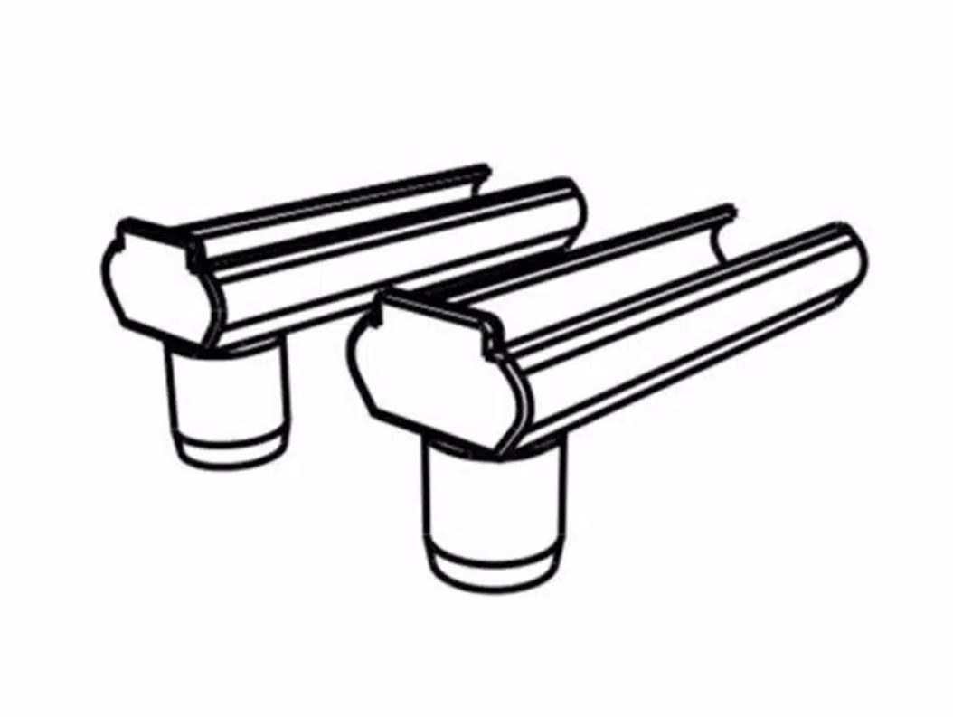 BAK Industries Tonneau Cover Rail Drain Valve, Replacement for Bakflip Covers, Set of 2 – PARTS-356A0011