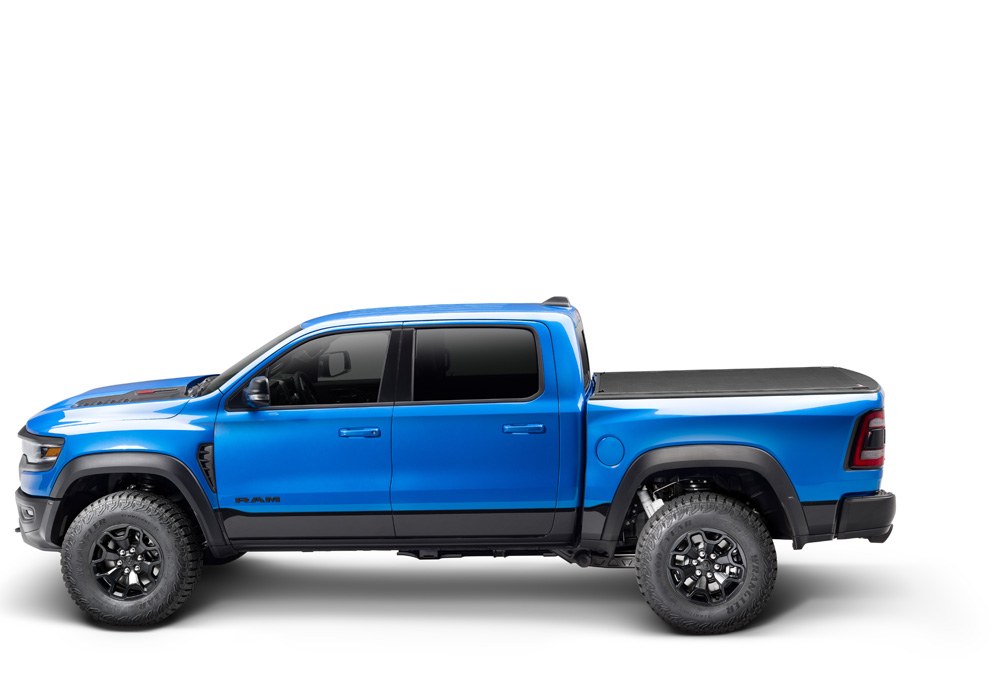 BAK Industries Tonneau Cover, Revolver X2, Hard Roll Up, Lockable Using Tailgate Handle Lock, Black, Aluminum/Vinyl – 39214