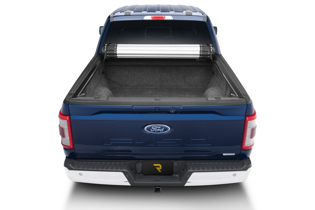BAK Industries Tonneau Cover, Revolver X2, Hard Roll Up, Lockable Using Tailgate Handle Lock, Black, Aluminum, Can Be Used with Bak Tool Box – 39339