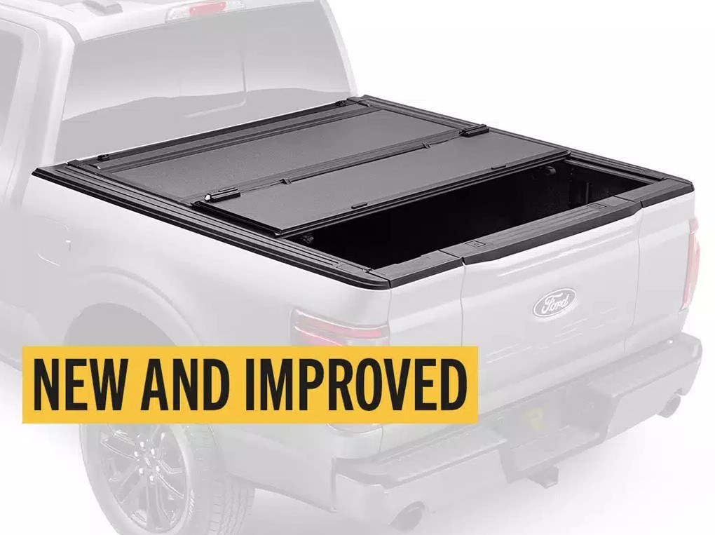 BAK Industries Tonneau Cover, Bakflip MX4, Hard Folding, Low Profile, 2 Folds/ 3 Panels – 448506