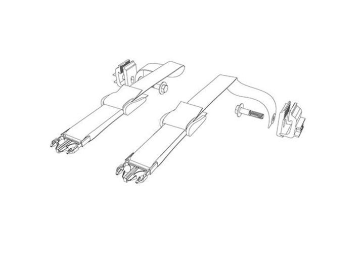 BAK Industries Tonneau Cover Safety Strap, For Revolver X2 Covers, With 2 Complete Sets – PARTS-546A0001