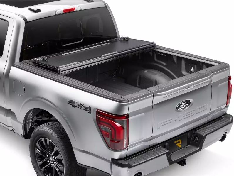 BAK Industries Tonneau Cover, Bakflip F1, Hard Folding, 2 Folds/ 3 Panels, Front Hinge Allows Entire Tonneau to Flip Up When Folded – 772329