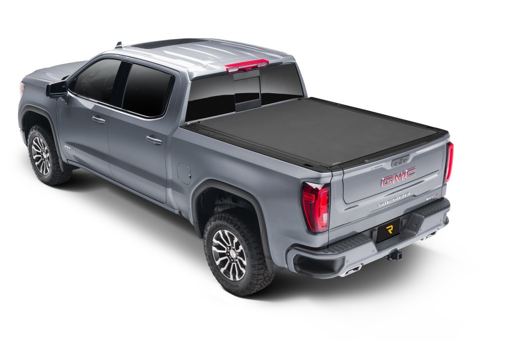 BAK Industries Tonneau Cover, Revolver X4S, Hard Roll Up, Lockable, Black, Aluminum with Vinyl Top Cover, Can Be Used with Bak Tool Box – 80125