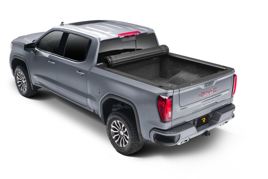 BAK Industries Tonneau Cover, Revolver X4S, Hard Roll Up, Lockable, Black, Aluminum with Vinyl Top Cover, Can Be Used with Bak Tool Box – 80125