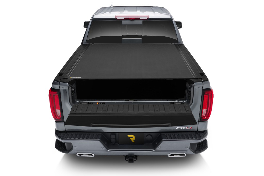 BAK Industries Tonneau Cover, Revolver X4S, Hard Roll Up, Lockable, Black, Aluminum with Vinyl Top Cover, Can Be Used with Bak Tool Box – 80125