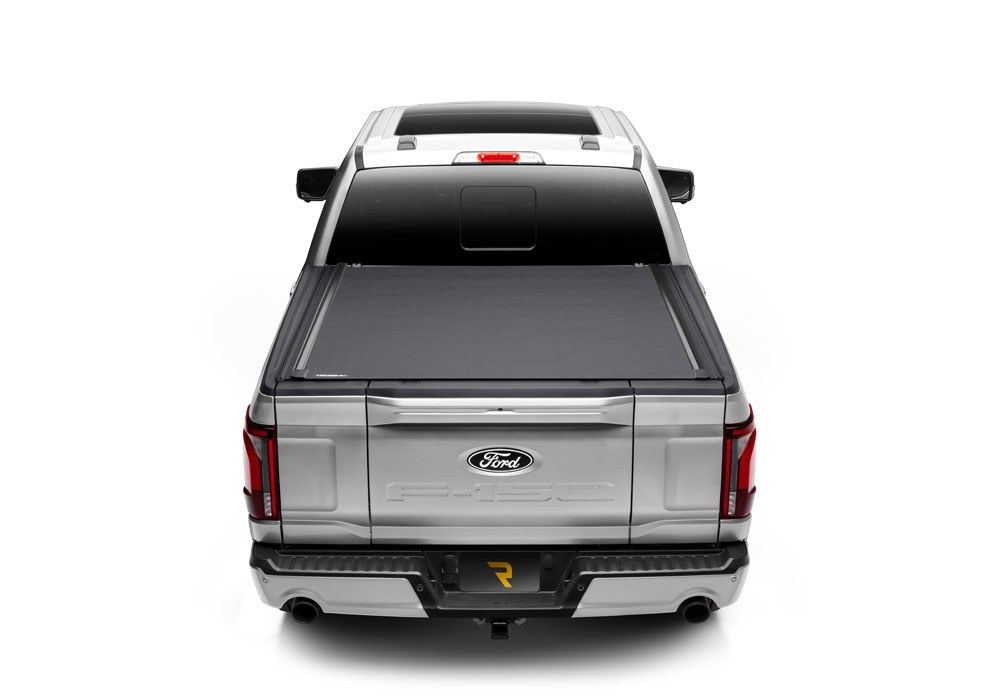BAK Industries Tonneau Cover, Revolver X4TS, Hard Roll Up, Low Profile, Matte Black, Aluminum with Vinyl Top Cover, Non-Lockable – 80307RK