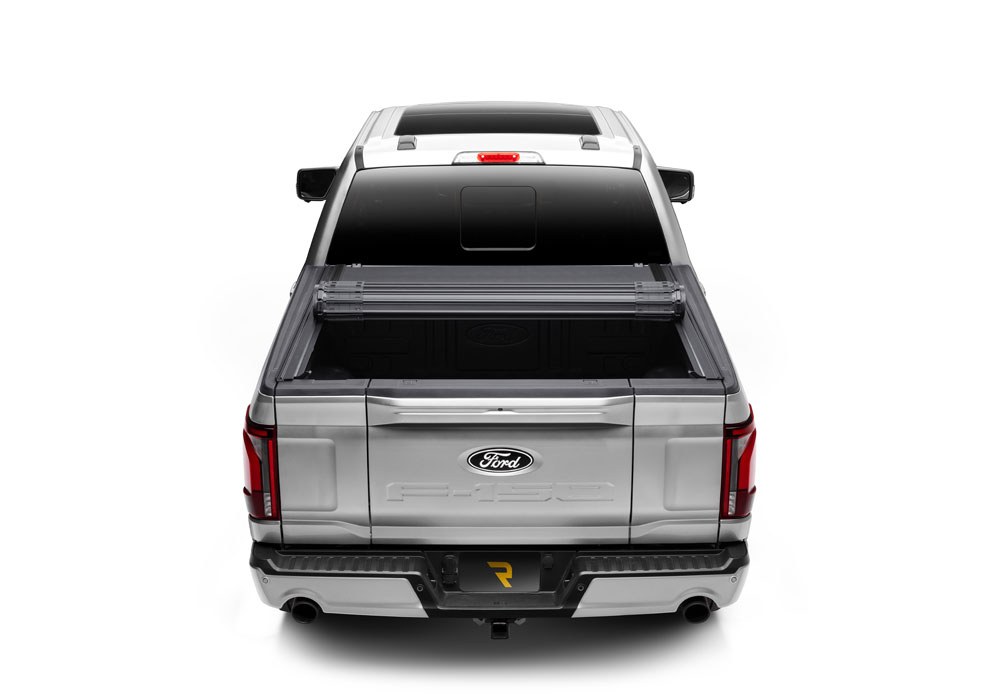 BAK Industries Tonneau Cover, Revolver X4TS, Hard Roll Up, Low Profile, Matte Black, Aluminum with Vinyl Top Cover, Non-Lockable – 80307RK