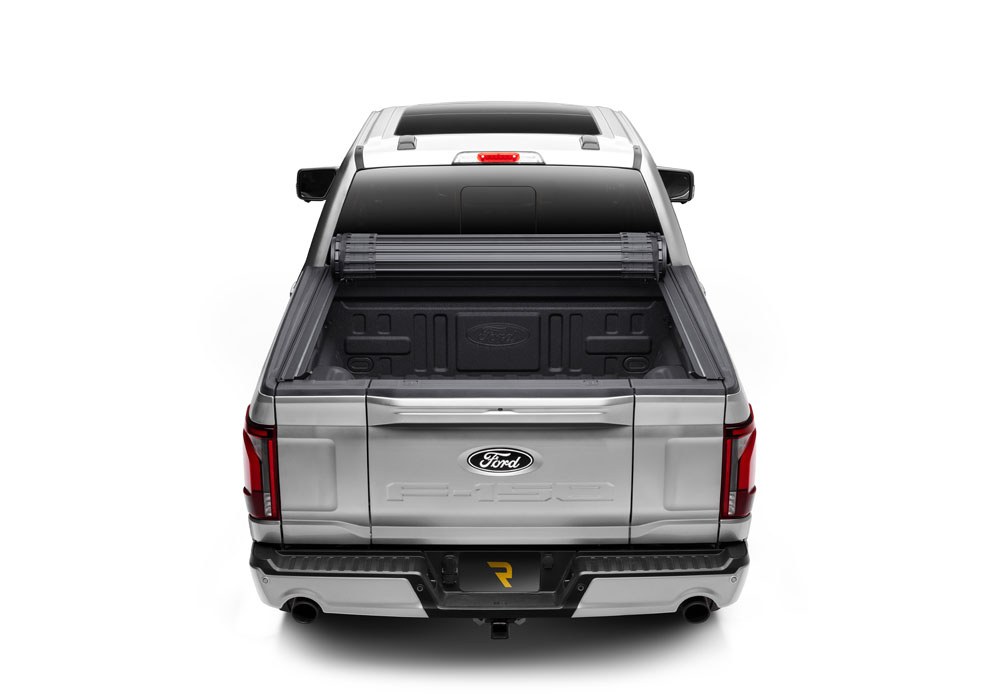 BAK Industries Tonneau Cover, Revolver X4TS, Hard Roll Up, Low Profile, Matte Black, Aluminum with Vinyl Top Cover, Non-Lockable – 80307RK