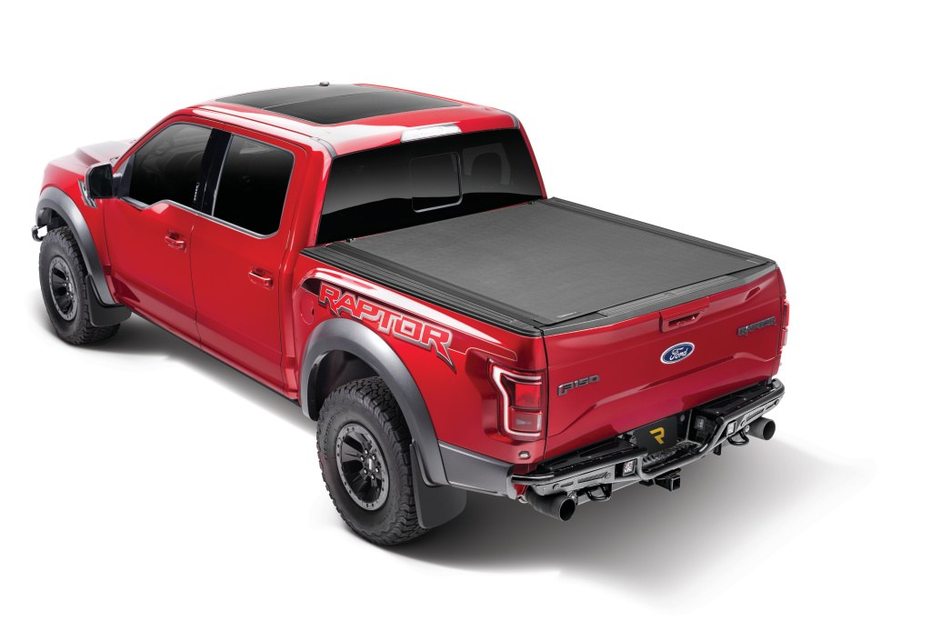 BAK Industries Tonneau Cover, Revolver X4S, Hard Roll Up, Low Profile, Black, Vinyl Top with Aluminum Underside, Lockable – 80342