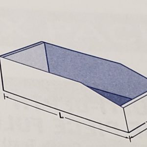 BOX2BUSINESS Packaging Bag, Bin Box, 12 X 4 X 4-1/2 Inch – B-4