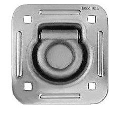 Brophy Tie Down Anchor, Bolt-On Recessed Mount, 1/2 Inch Ring Diameter, 5000 Pound Max Load Capacity/ 1600 Pound Work Load Capacity – RR05-C