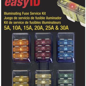 Bussmann Fuse Assortment, Easyid, Atc Blade Fuse, With Seven Each of 5 Amp/ 10 Amp/ 15 Amp/ 20 Amp/ 25 Amp/ 30 Amp, Total 42 Pieces – ATC-ID-SK