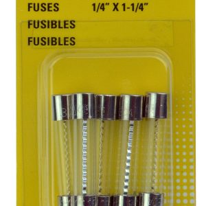 Bussmann Fuse, Glass Tube, Agc, 30 Amp, 1/4 Inch X 1-1/4 Inch, Pack of 5, With English/ Spanish/ French Language Blister Packaging – BP/AGC-30-RP
