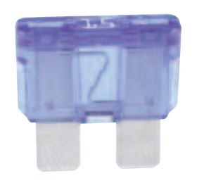 Bussmann Fuse, Blue Blade, Atc, 15 Amp, Pack of 5, With English/ Spanish/ French Language Blister Packaging – BP/ATC-15-RP