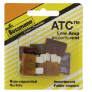 Bussmann Fuse Assortment, Atc Blade Fuse, With One Each of 10 Amp/ 15 Amp/ 20 Amp/ 25 Amp/ 30 Amp, Total 5 Pieces – BP/ATC-A5-RP