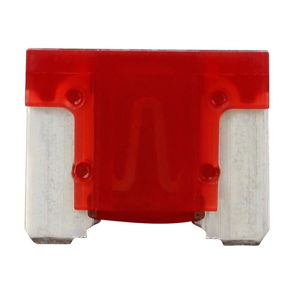 Bussmann Fuse, Red Blade, Low Profile, Atm, 10 Amp, Pack of 5, With English/ Spanish/ French Language Blister Packaging – BP/ATM-10LP-RP