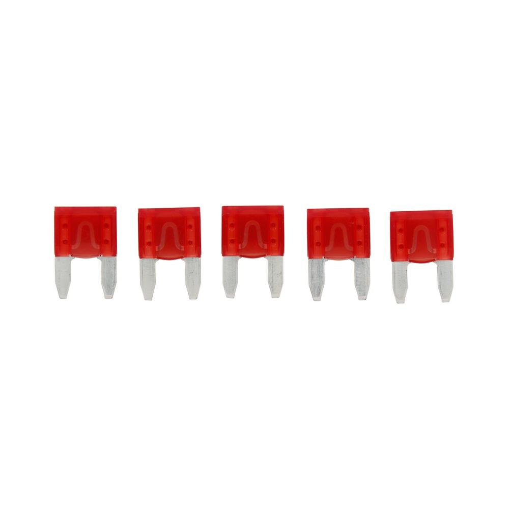 Bussmann Fuse, Red Blade, Atm, 10 Amp, Pack of 5, With English/ Spanish/ French Language Blister Packaging – BP/ATM-10-RP