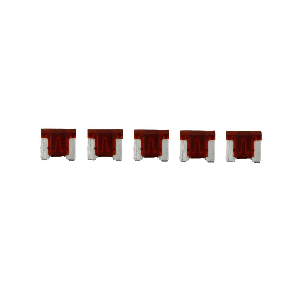 Bussmann Fuse, Brown Blade, Low Profile, Atm, 7.5 Amp, Pack of 5, With English/ Spanish/ French Language Blister Packaging – BP/ATM-7-1/2LP-RP