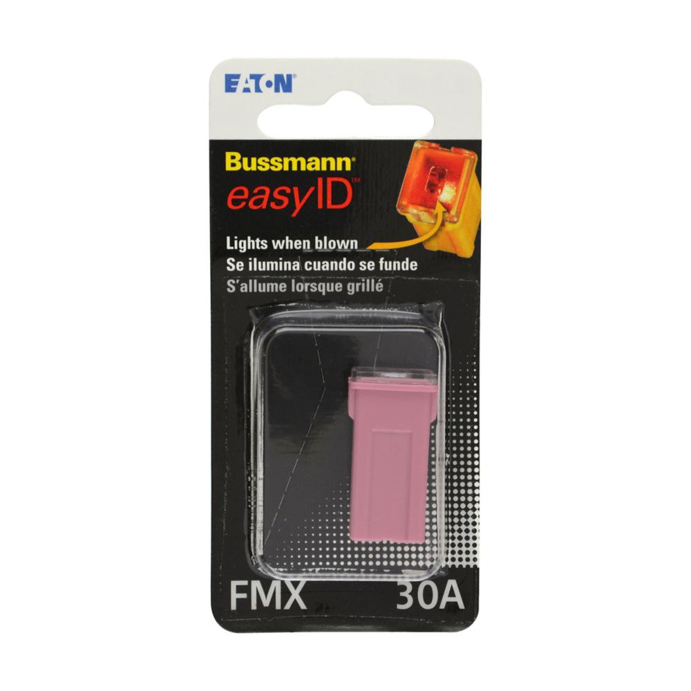 Bussmann Fuse, Easyid, Female Type, Fmx, 30 Amp, Single, With Blister Packaging – BP/FMX-30ID
