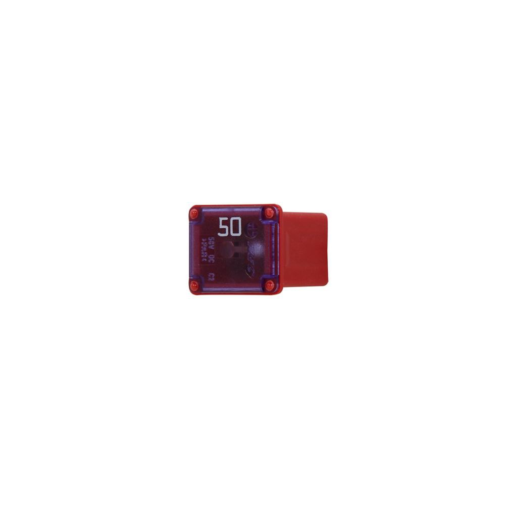 Bussmann Fuse, Female Maxi™, Female Type, Low Profile, Fmx, 50 Amp, Single, With English/ Spanish/ French Language Blister Packaging – BP/FMX-50LP-RP