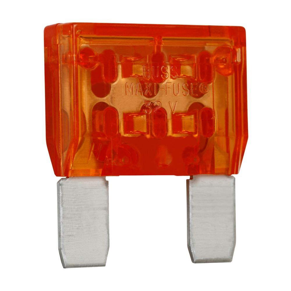 Bussmann Fuse, Orange Blade, Maxi, 40 Amp, Single, With English/ Spanish/ French Language Blister Packaging – BP/MAX-40-RP