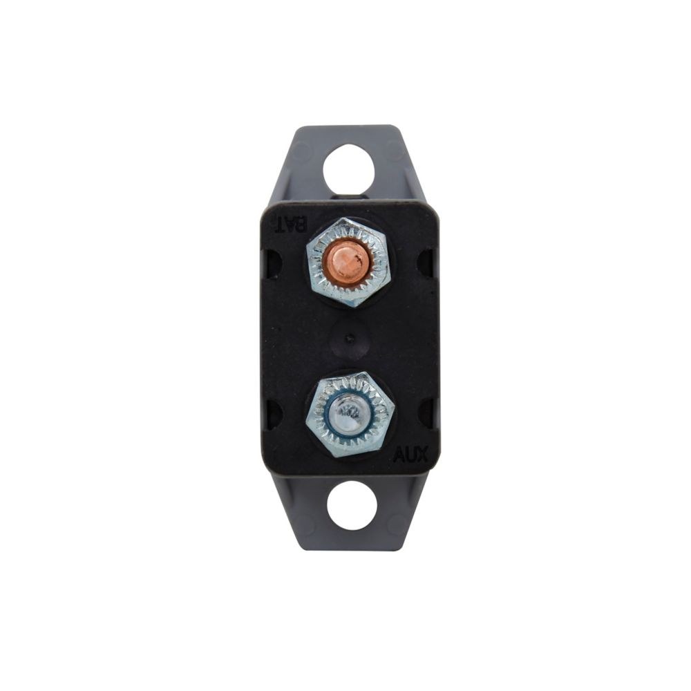 Bussmann Circuit Breaker, Type III, 50 Amp/ 28 Volt DC, 10 to 32 Studs 0.69 Inch Centers, Manual Reset – CB123-50HB