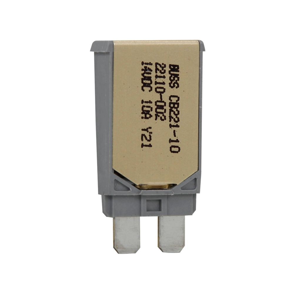 Bussmann Circuit Breaker, Type I, 30 Amp/ 14 Volt DC, Atc Footprint, Automatic Reset, Single, Glass Tube Style, Thermoplastic Housing – CB221-30