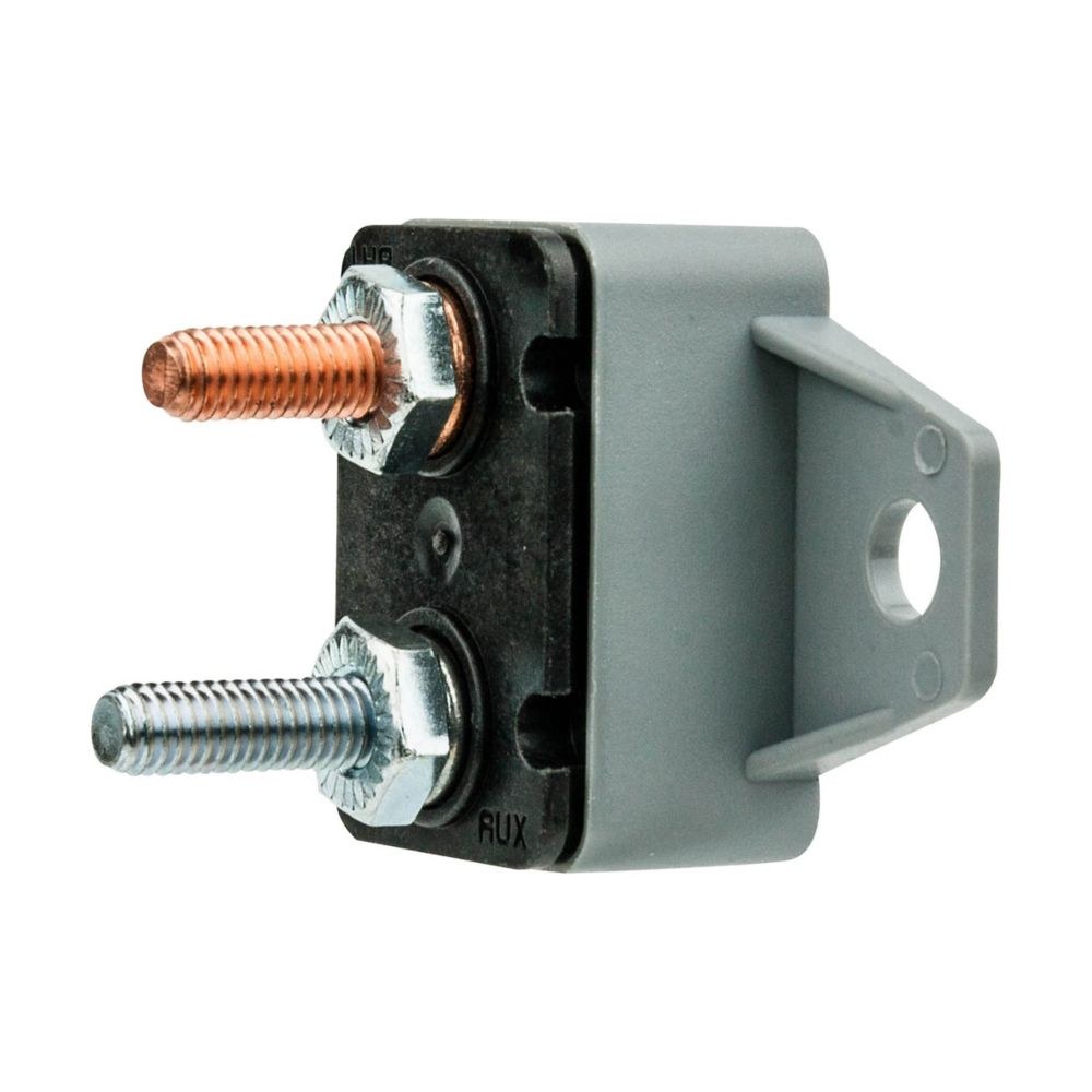 Bussmann Circuit Breaker, Type I, 30 Amp/ 14 Volt DC, 10 to 32 Stud Terminals, Automatic Reset, With Crosswise Bracket – CBP-30BA