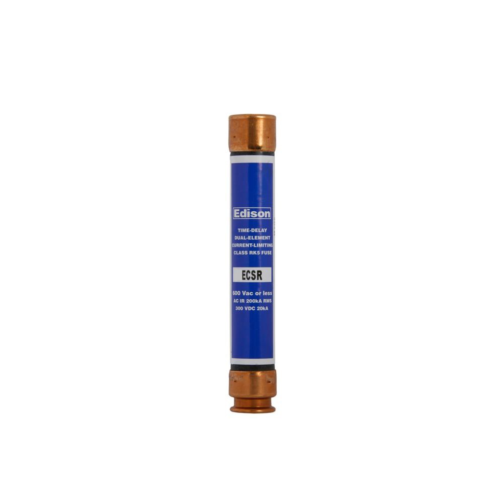 Bussmann Fuse, Edison ®, Class RK5 Dual Element Time Delay Fuse, 30 Amp, 600 Volt AC – ECSR30