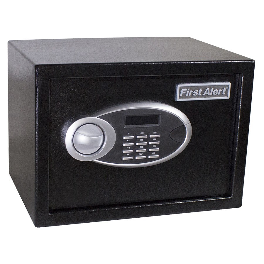 Brk Electron Safe, First Alert ®, Anti-Theft Safe, Electronic Key Pad, 13.58 Inch Length X 8.8 Inch Width X 8.86 Inch Height – 4003DFB