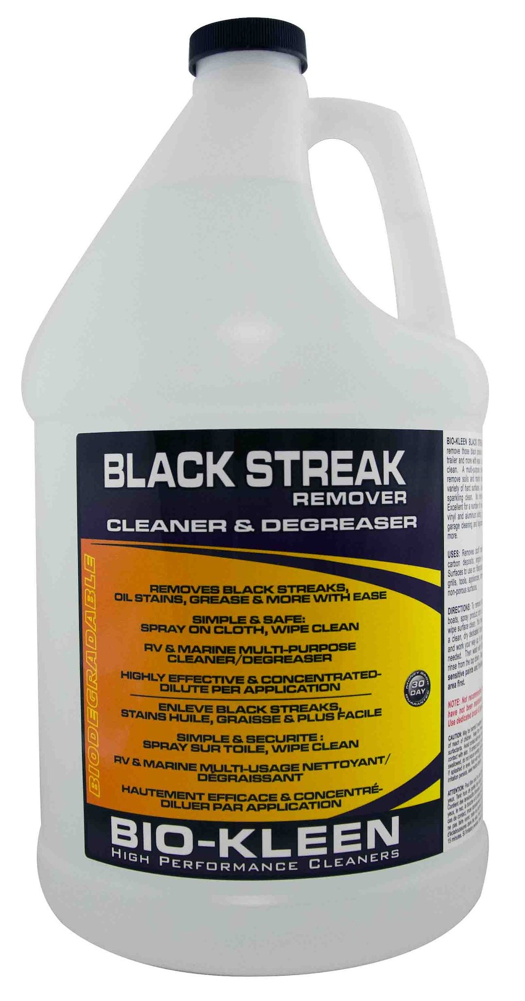 Bio-Kleen Black Streak Remover, Use to Remove Black Streaks/ Grease/ Scuff Marks/ Oil Stains, 1 Gallon Jug, Single – M00509