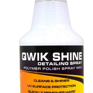 Bio-Kleen Detailing Spray, Qwik Shine, Use to Remove Dust/ Smudges/ Bird Hits and Water Spots, 32 Ounce Spray Bottle, Single – M00907