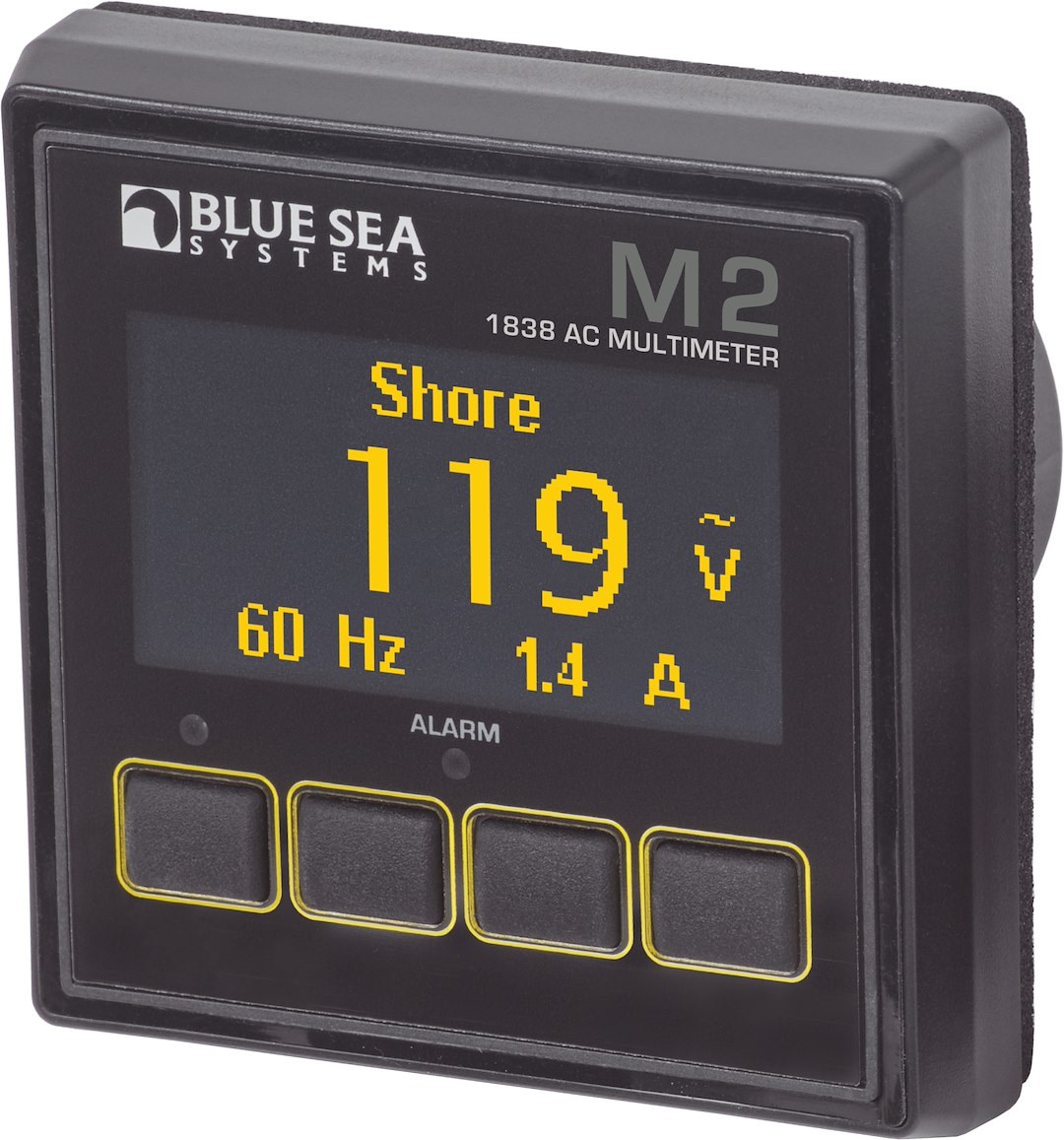 Blue Sea Systems Circuit Tester, M2, 55 Millimeter X 28 Millimeter Digital Display, 0 to 300 Amps, 0 to 45 Kilo Watts – 1838-BSS