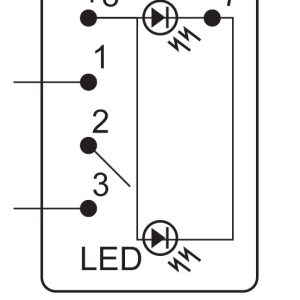 Blue Sea Systems Multi Purpose Switch, On-Off-On, For Use with Ml Series Automatic Charging Relays, Single Pole Double Throw, Non-Lighted – 2146-BSS