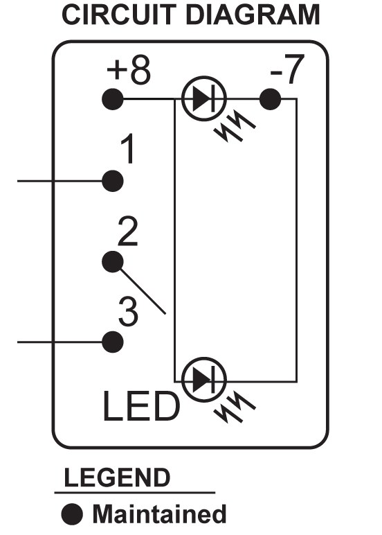 Blue Sea Systems Multi Purpose Switch, On-Off-On, For Use with Ml Series Automatic Charging Relays, Single Pole Double Throw, Non-Lighted – 2146-BSS