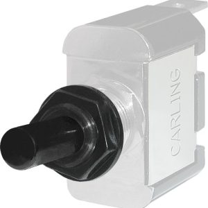 Blue Sea Systems Toggle Switch Cover, Weatherdeck ®, For Mounting on Weatherdeck Toggle Switch, 15/32 Inch-32 Uns Thread, Black – 4138-BSS