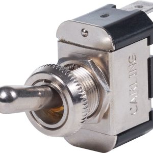 Blue Sea Systems Multi Purpose Switch, Weatherdeck ®, 15 Amps at 125 Volts AC/ 15 Amps at 12 Volts DC/ 10 Amps at 250 Volts AC – 4151-BSS