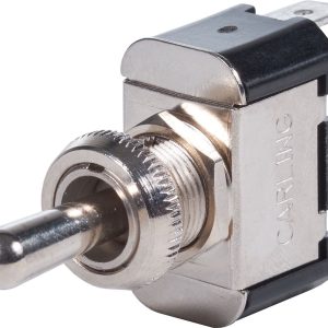 Blue Sea Systems Multi Purpose Switch, Weatherdeck ®, 15 Amps at 125 Volts AC/ 15 Amps at 12 Volts DC/ 10 Amps at 250 Volts AC – 4152-BSS