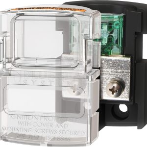 Blue Sea Systems Fuse Block, 32 Volts DC, 80 Amps, Uses Blade Fuse, With Protective Cover – 5006100-BSS