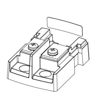Blue Sea Systems Fuse Block, 32 Volts DC, 80 Amps, Uses Blade Fuse, With Protective Cover – 5006100-BSS